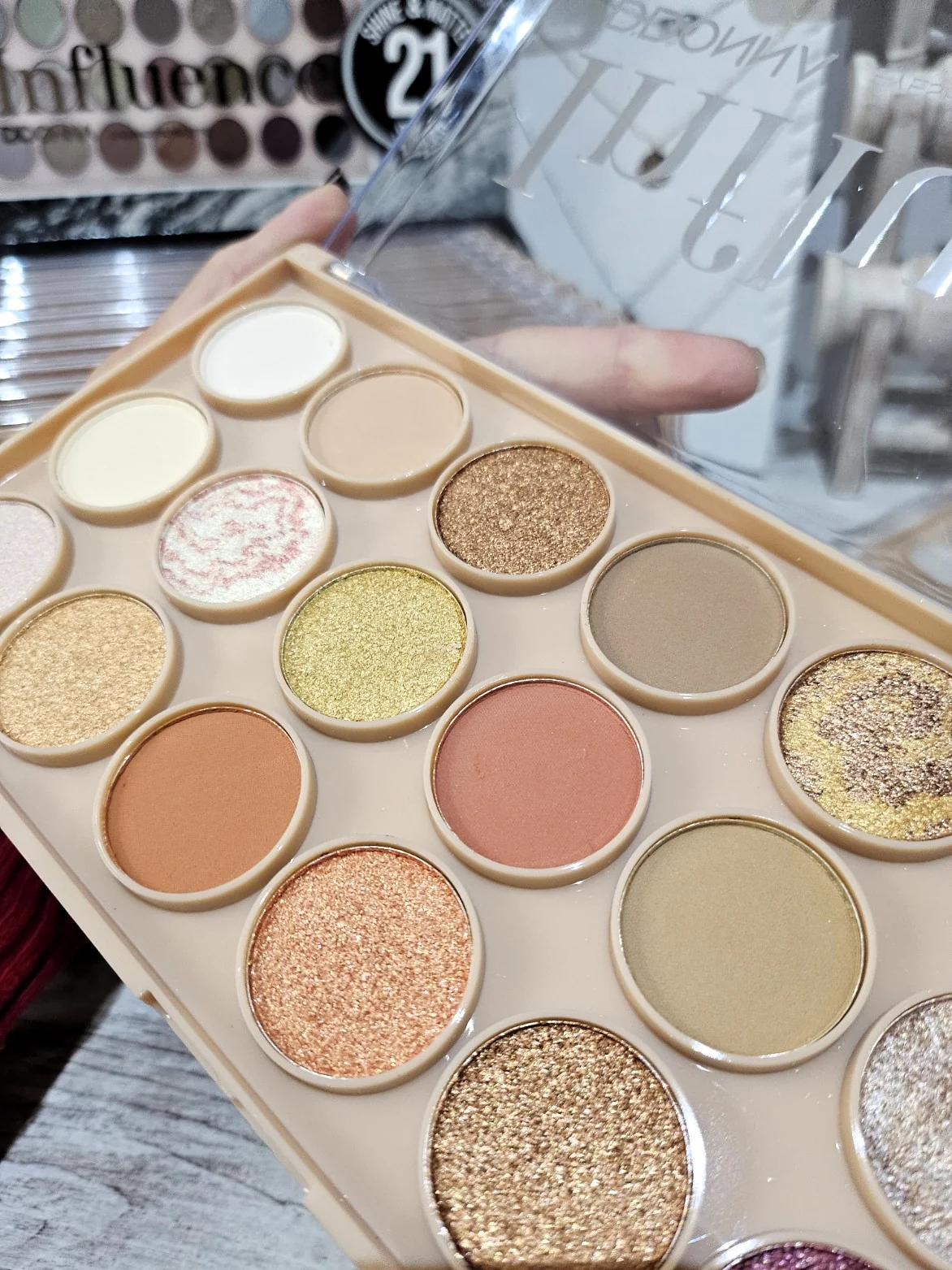 PALETA DE SOMBRAS DE OJOS INFLUENCE 21 COLORES - DDONNA - Image 3