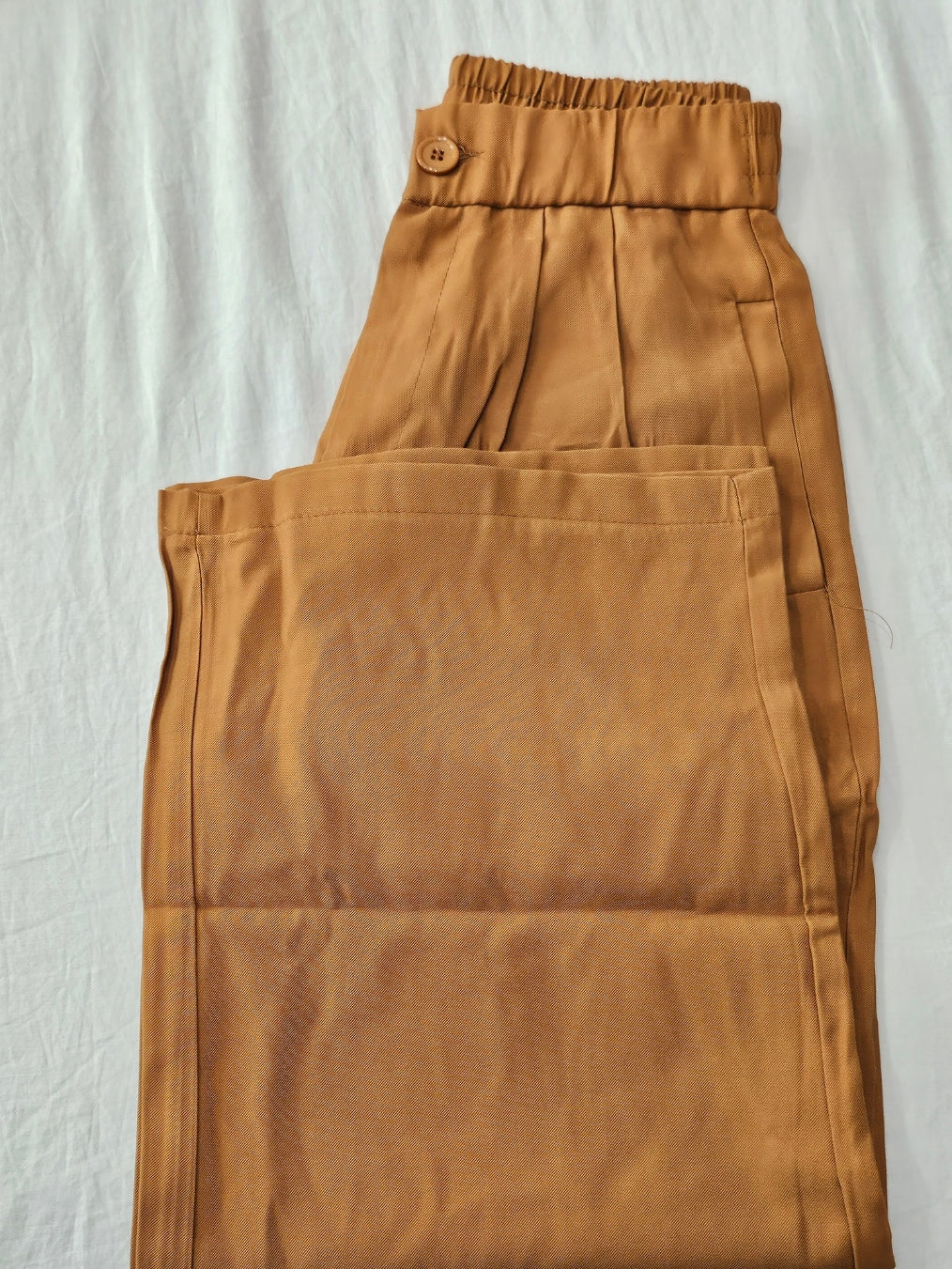 Pantalón recto teja - Pantalón Paper-Bag Teja - Image 10