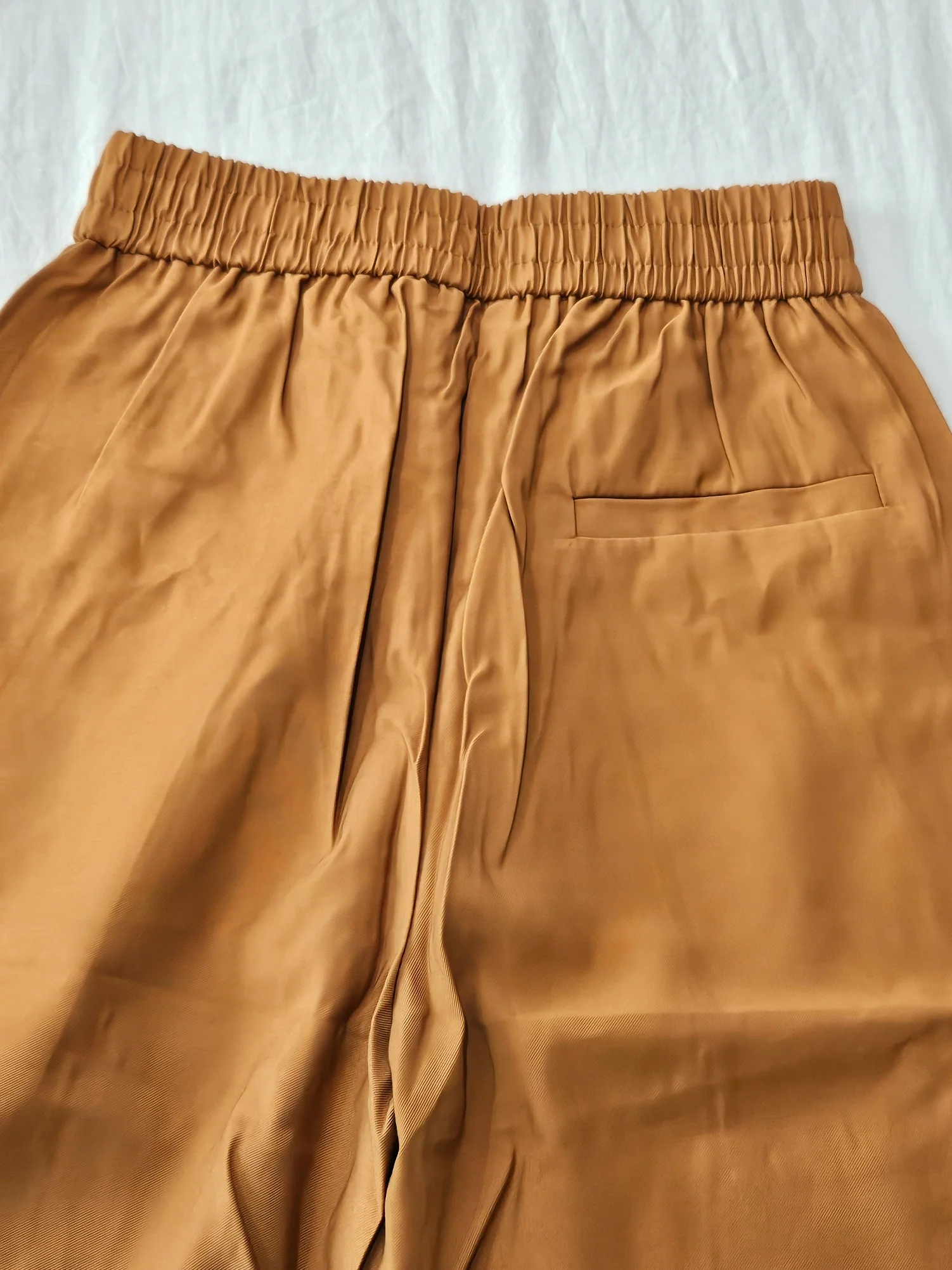 Pantalón recto teja - Pantalón Paper-Bag Teja - Image 9