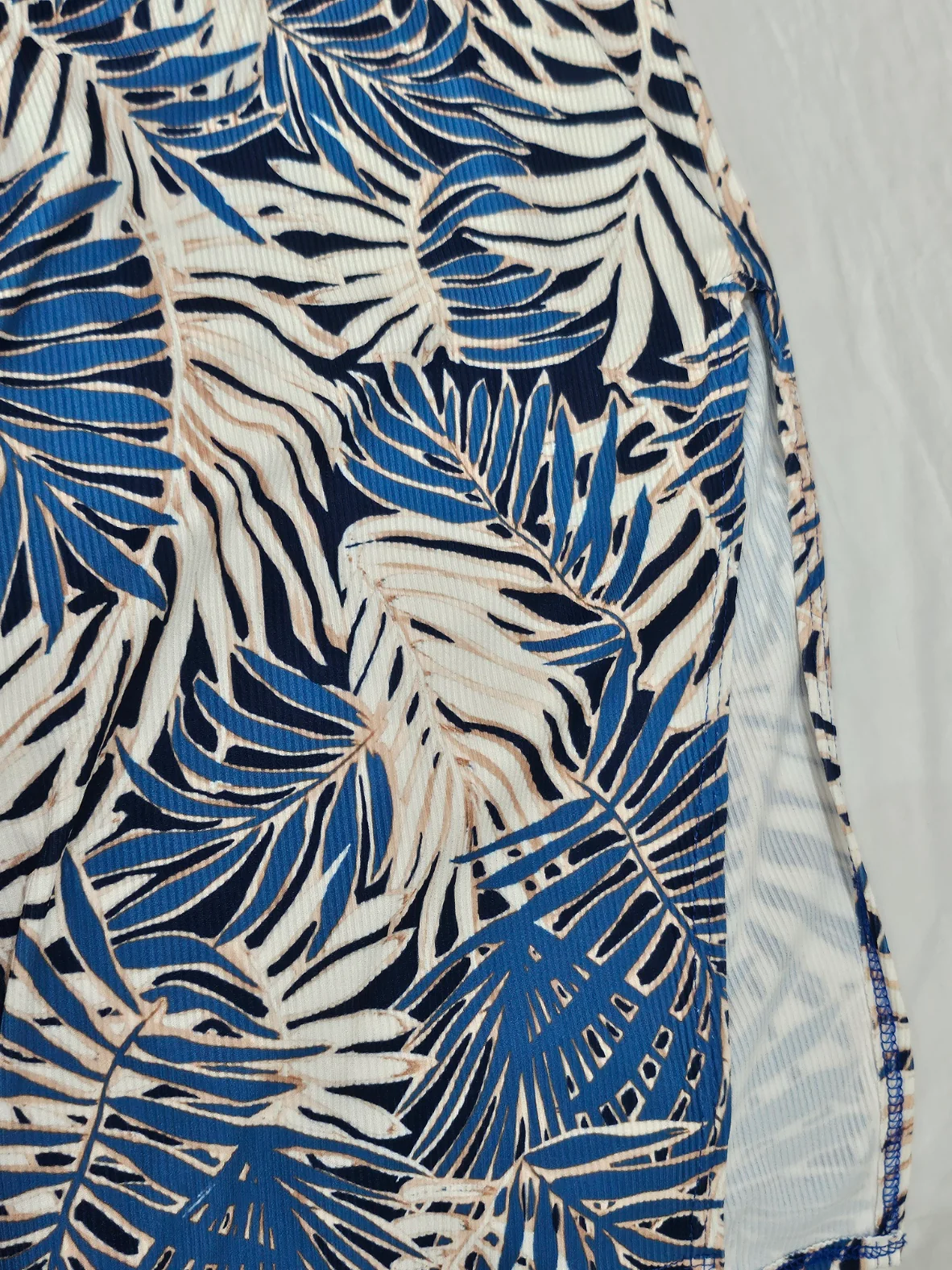 Vestido Bahamas Canalé - Vestido canalé estampado tropical - Image 4