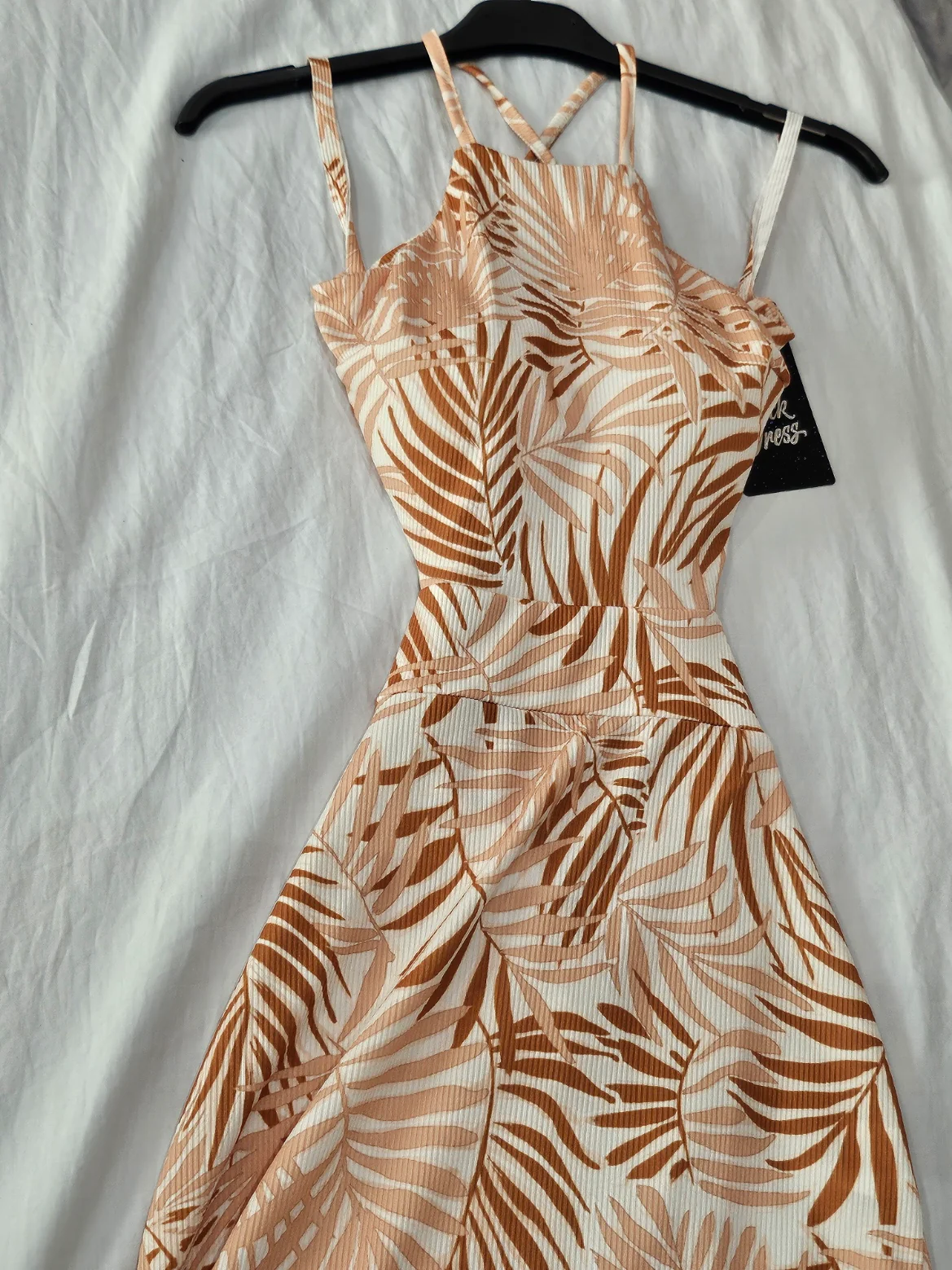 Vestido Bahamas Canalé - Vestido canalé estampado tropical - Image 6